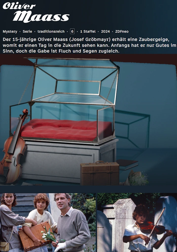 (Bild für) Oliver Maas-Das Spiel mit der Zaubergeige (4:3 - HD)