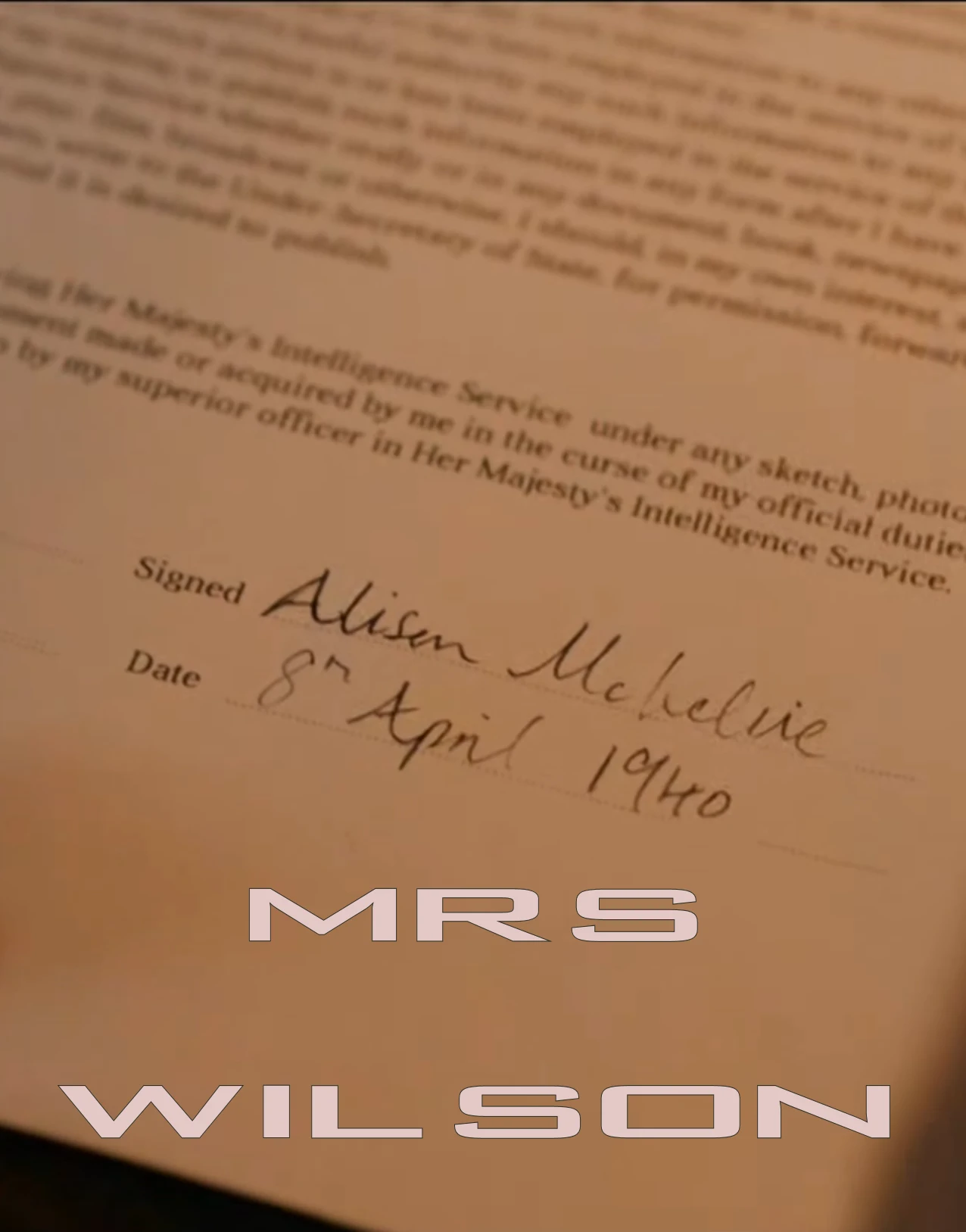 (Bild für) Mrs. Wilson (WS - FHD)