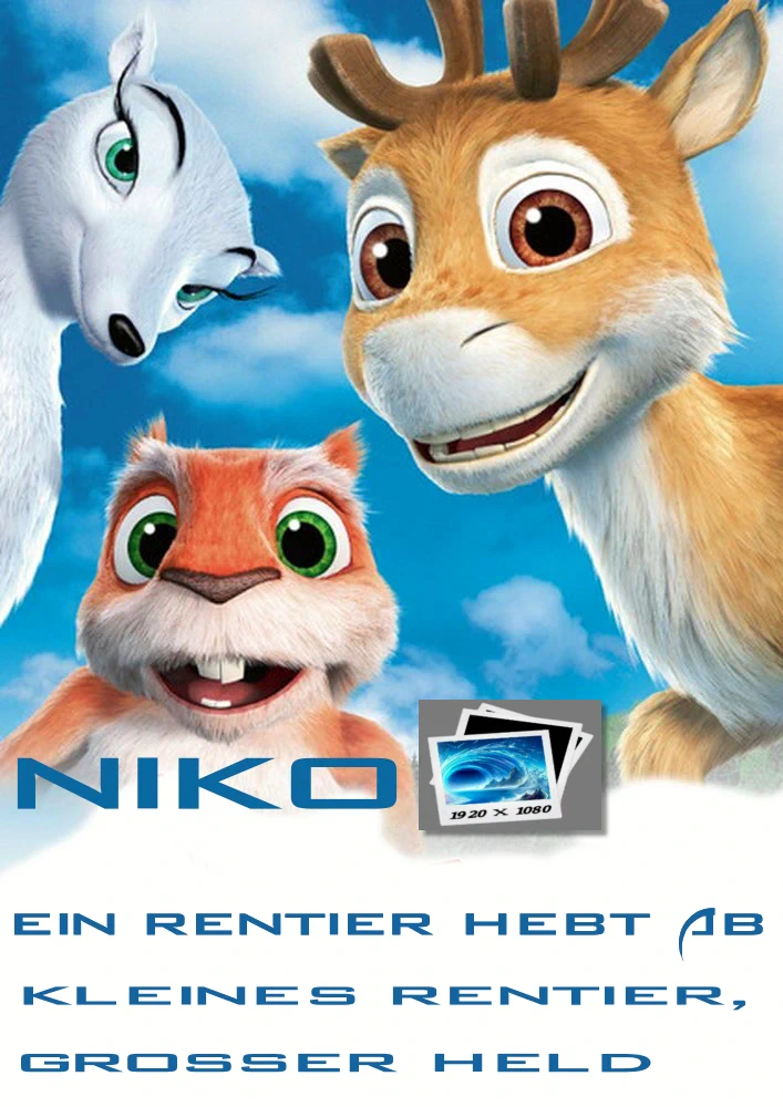 (Bild für) Niko - Ein Rentier hebt ab (Fullscreen) - zum Schließen ins Bild klicken